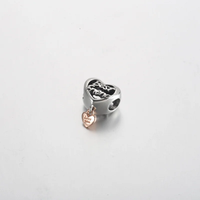 (obrázek pro) Pandora Love You Best Friend Heart Charm - 782243C00 - Zobrazit 2