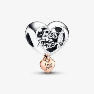 (obrázek pro) Pandora Love You Best Friend Heart Charm - 782243C00