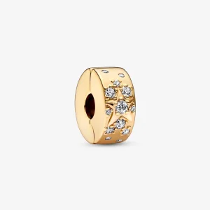 (obrázek pro) Pandora Mléčná dráha pozlacená 14k spona - 762434C01