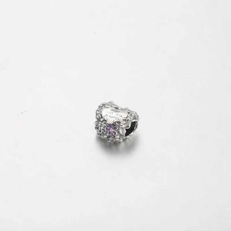 (obrázek pro) Pandora Mom Daisy Heart Charm - 791155C01 - Zobrazit 2