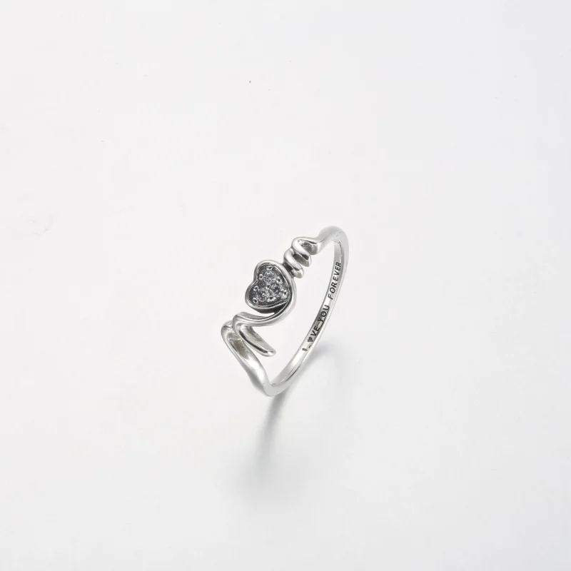 (obrázek pro) Pandora Mom Pavé Heart prsten - 191149C01 - Zobrazit 2