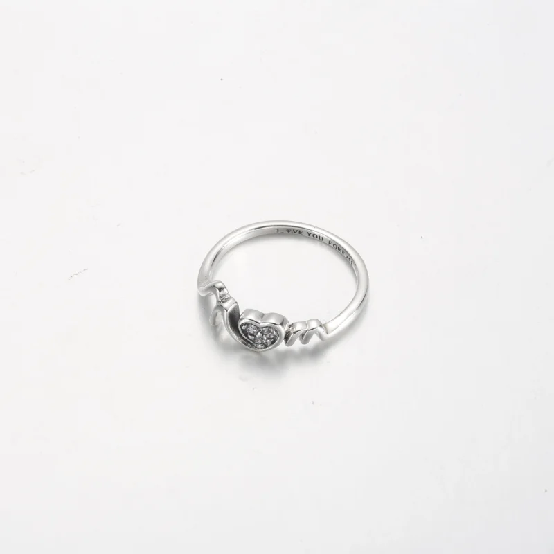 (obrázek pro) Pandora Mom Pavé Heart prsten - 191149C01 - Zobrazit 3