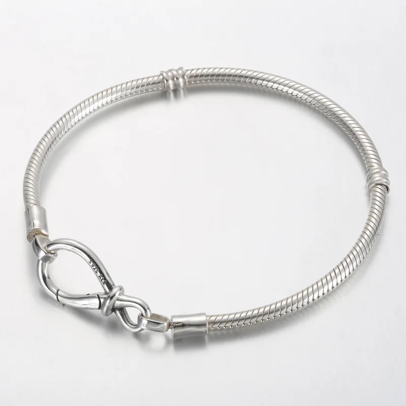 (obrázek pro) Pandora Moments Infinity Knot Snake Chain náramek - 590792C00 - Zobrazit 2