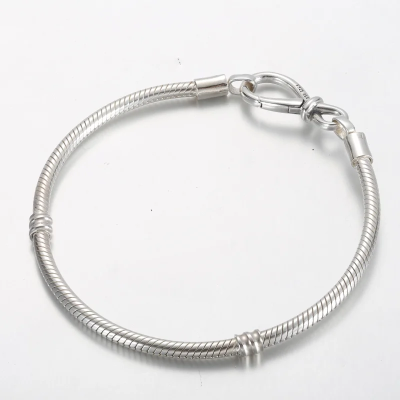 (obrázek pro) Pandora Moments Infinity Knot Snake Chain náramek - 590792C00 - Zobrazit 3