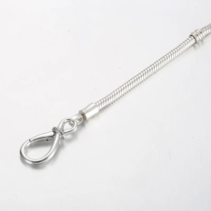 (obrázek pro) Pandora Moments Infinity Knot Snake Chain náramek - 590792C00 - Zobrazit 5