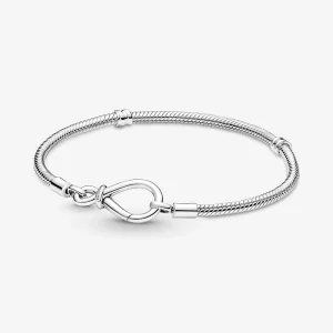 (obrázek pro) Pandora Moments Infinity Knot Snake Chain náramek - 590792C00
