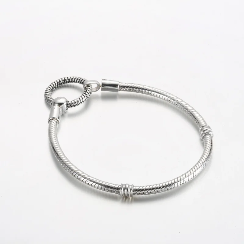 (obrázek pro) Pandora Moments O Closure Snake Chain náramek - 592242C00 - Zobrazit 2