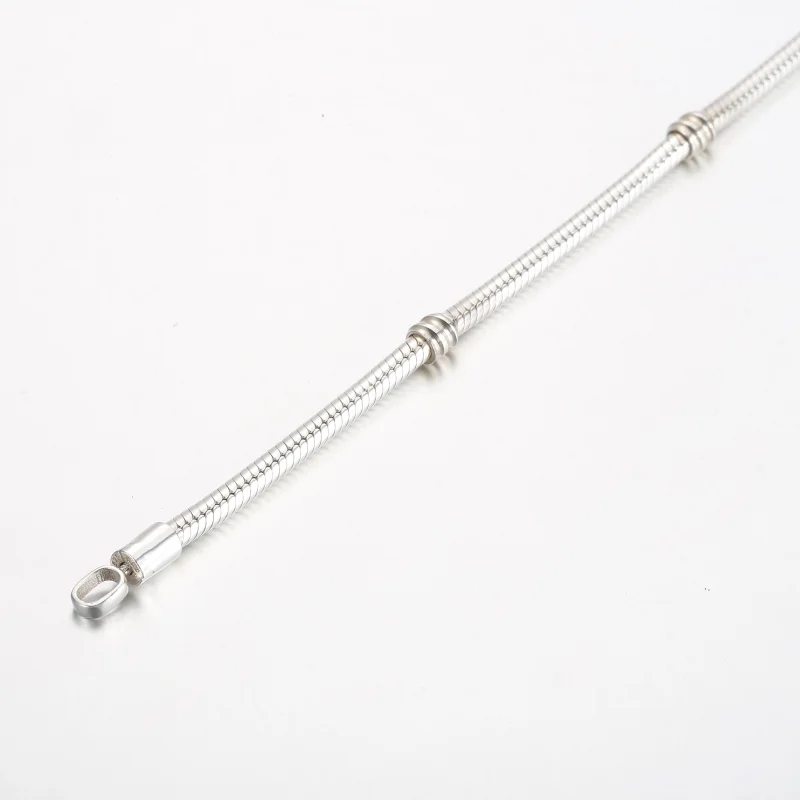 (obrázek pro) Pandora Moments O Closure Snake Chain náramek - 592242C00 - Zobrazit 5