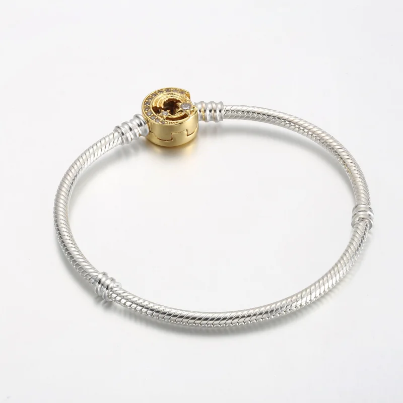 (obrázek pro) Pandora Moments Shooting Star Clasp Snake Chain náramek - 562205C01 - Zobrazit 2