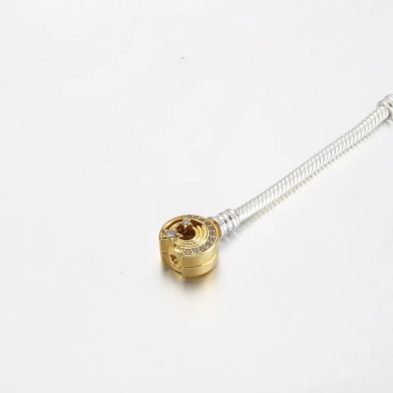 (obrázek pro) Pandora Moments Shooting Star Clasp Snake Chain náramek - 562205C01 - Zobrazit 4