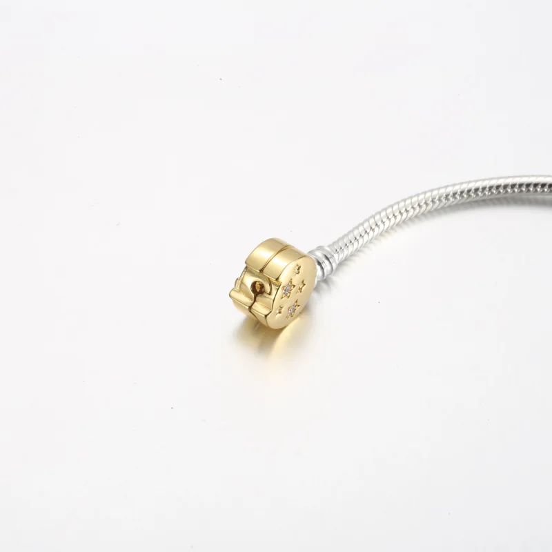 (obrázek pro) Pandora Moments Shooting Star Clasp Snake Chain náramek - 562205C01 - Zobrazit 5