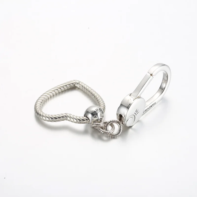 (obrázek pro) Pandora Moments Small Heart Bag Charm Holder - 392238C00 - Zobrazit 5