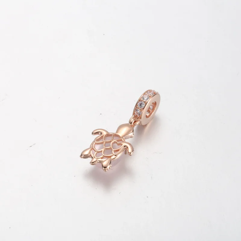 (obrázek pro) Pandora Murano Glass Pink Mořská želva Visací přívěsek - 788939C01 - Zobrazit 3