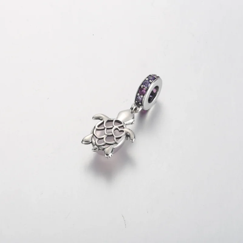 (obrázek pro) Pandora Murano Glass Pink Mořská želva Visací přívěsek - 798939C02 - Zobrazit 3