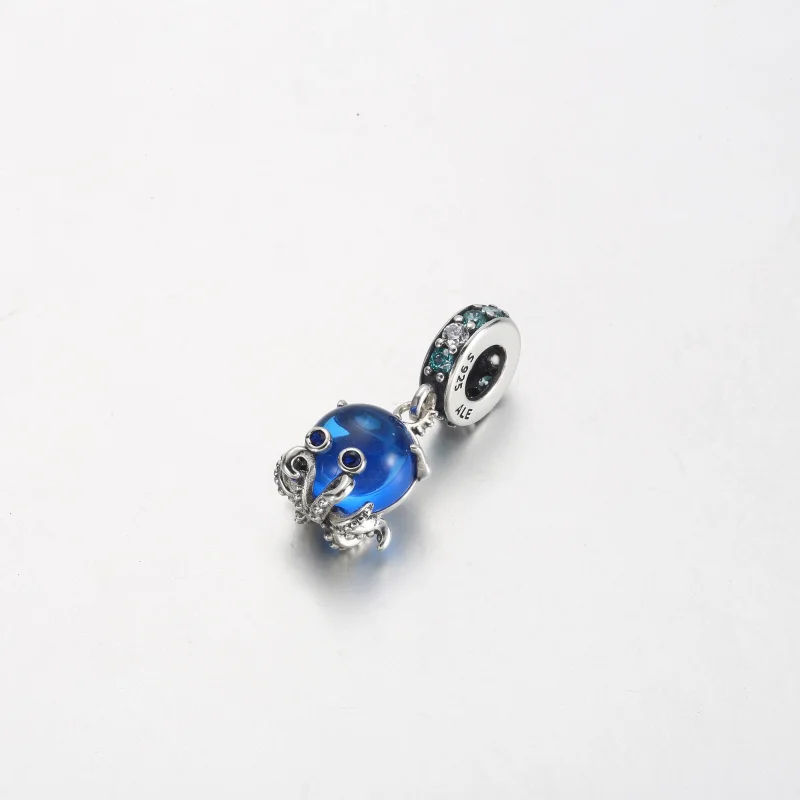 (obrázek pro) Pandora Murano Glass roztomilý přívěsek chobotnice - 791694C01 - Zobrazit 2