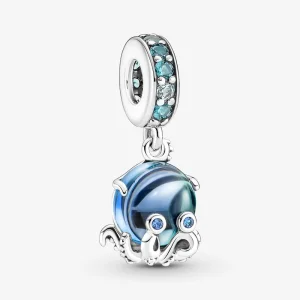 (obrázek pro) Pandora Murano Glass roztomilý přívěsek chobotnice - 791694C01