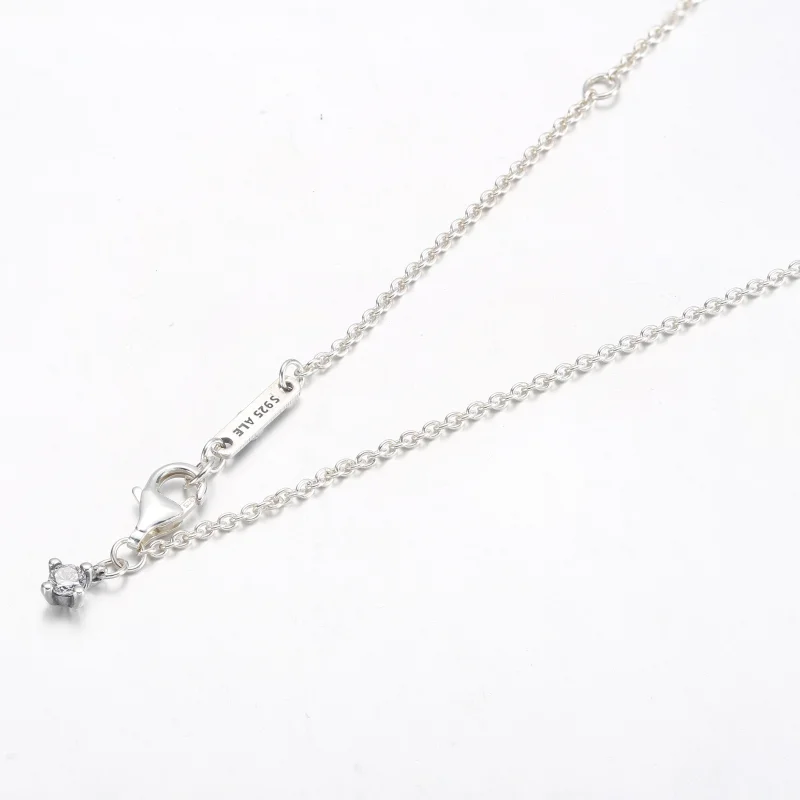 (obrázek pro) Pandora obdélníkový třpytivý náhrdelník Halo Collier - 392388C01 - Zobrazit 4