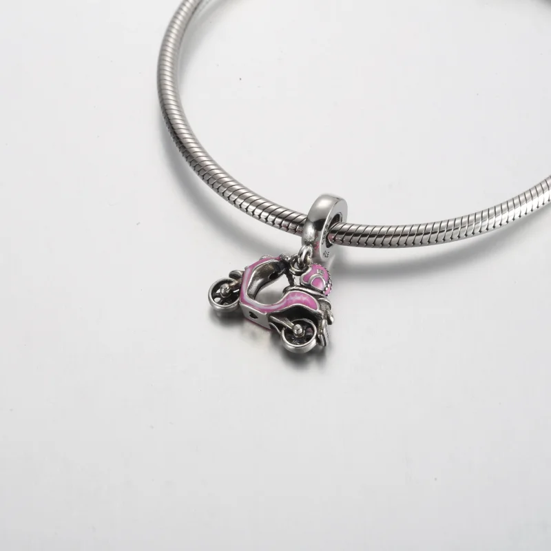 (obrázek pro) Pandora Pink Scooter Visací přívěsek - 791057C01 - Zobrazit 5