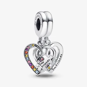 (obrázek pro) Pandora Puzzle Piece Hearts Rozdělitelný přívěsek přátelství - 792239C01