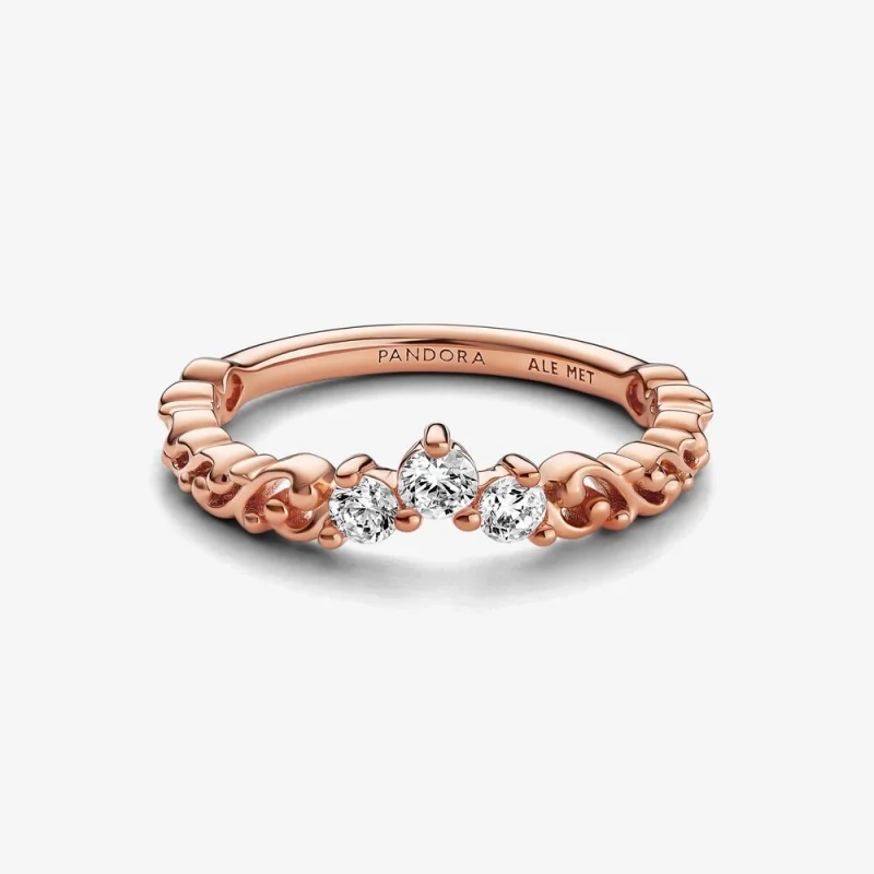 (obrázek pro) Pandora Regal Swirl Tiara Prsten - 182232C01 - Zobrazit 6