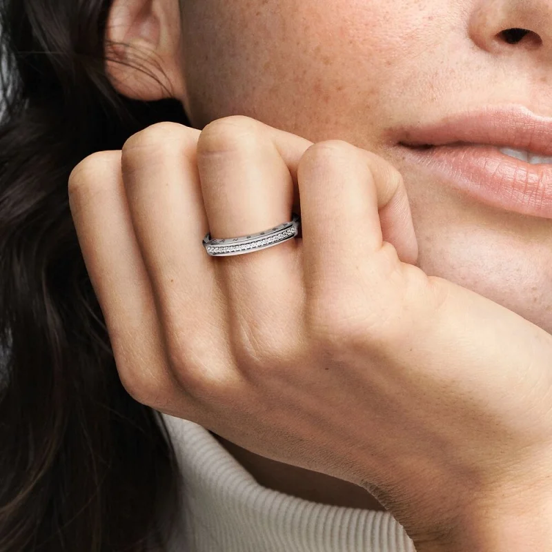 (obrázek pro) Pandora Signature ID Pavé Ring – 192283C01 - Zobrazit 6