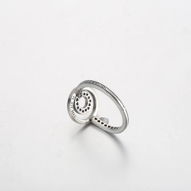 (obrázek pro) Pandora Signature Logo Circles Pavé Ring - 192316C01 - Zobrazit 5