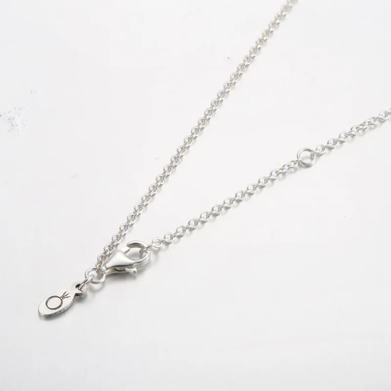 (obrázek pro) Pandora Signature Logo Pavé & Beads Přívěsek a náhrdelník - 392311C01 - Zobrazit 3