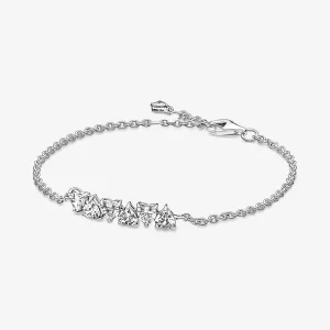 (obrázek pro) Pandora Sparkling Endless Hearts Řetízkový náramek - 591162C01