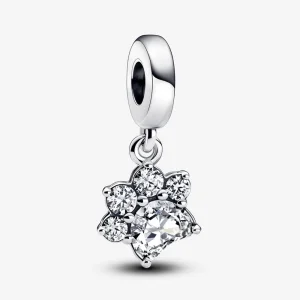 (obrázek pro) Pandora Sparkling Pet Paw Print Visací přívěsek - 792247C01