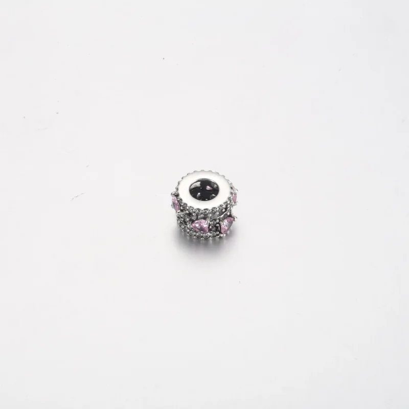 (obrázek pro) Pandora Sparkling Triple Halo Hearts Charm - 791161C01 - Zobrazit 4