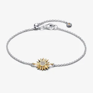 (obrázek pro) Pandora Sun ryzí stříbro a náramek pozlacený 14k zlatem - 562837C01