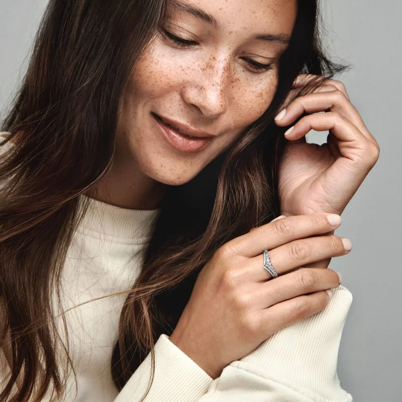 (obrázek pro) Pandora Timeless Wish Floating Pavé Ring - 192320C01 - Zobrazit 6
