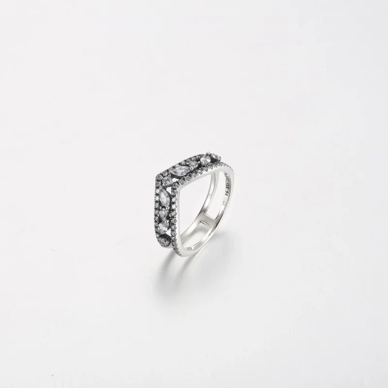 (obrázek pro) Prsten s dvojitou kosticí Pandora Sparkling Marquise - 199095C01 - Zobrazit 2