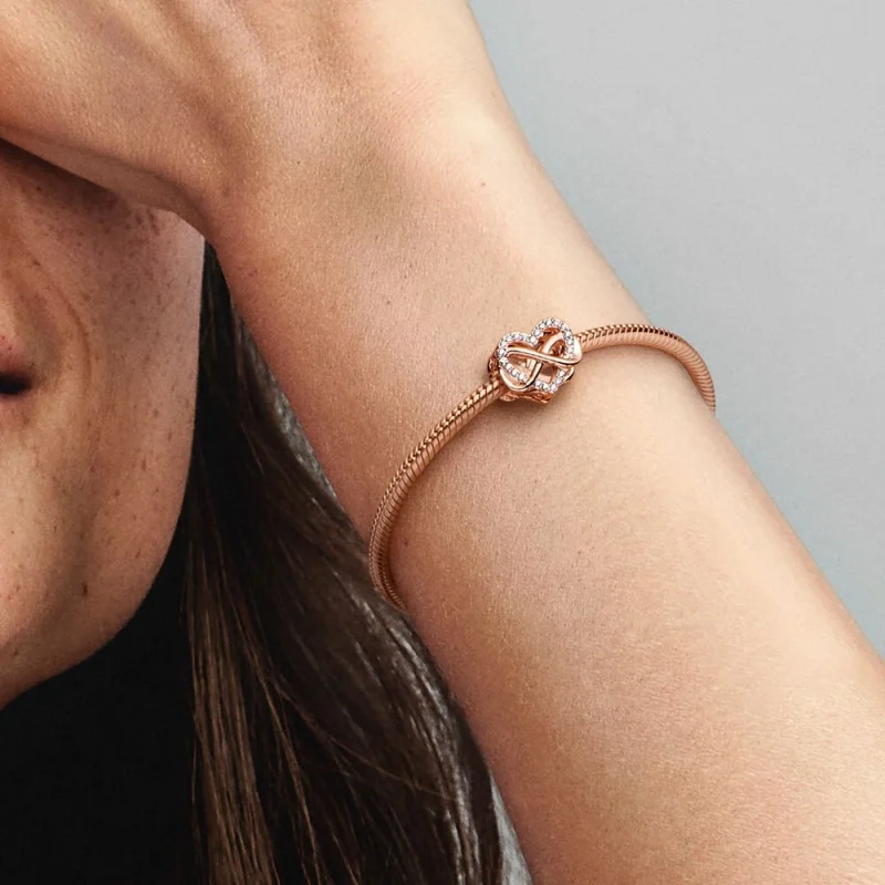 (obrázek pro) Přívěsek Pandora Family Infinity Pink Heart - 782246C01 - Zobrazit 6