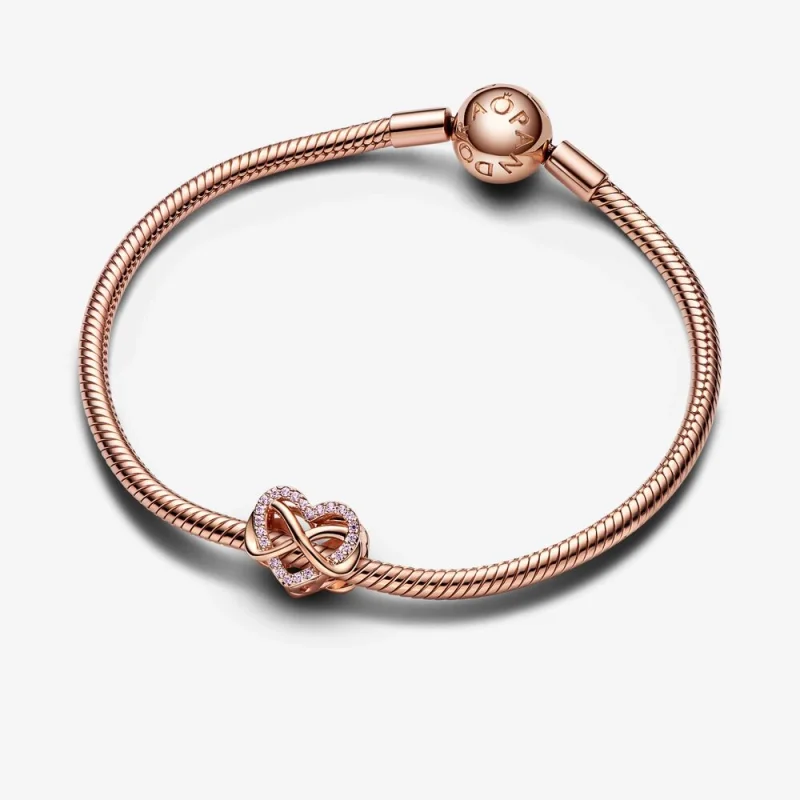 (obrázek pro) Přívěsek Pandora Family Infinity Pink Heart - 782246C01 - Zobrazit 7