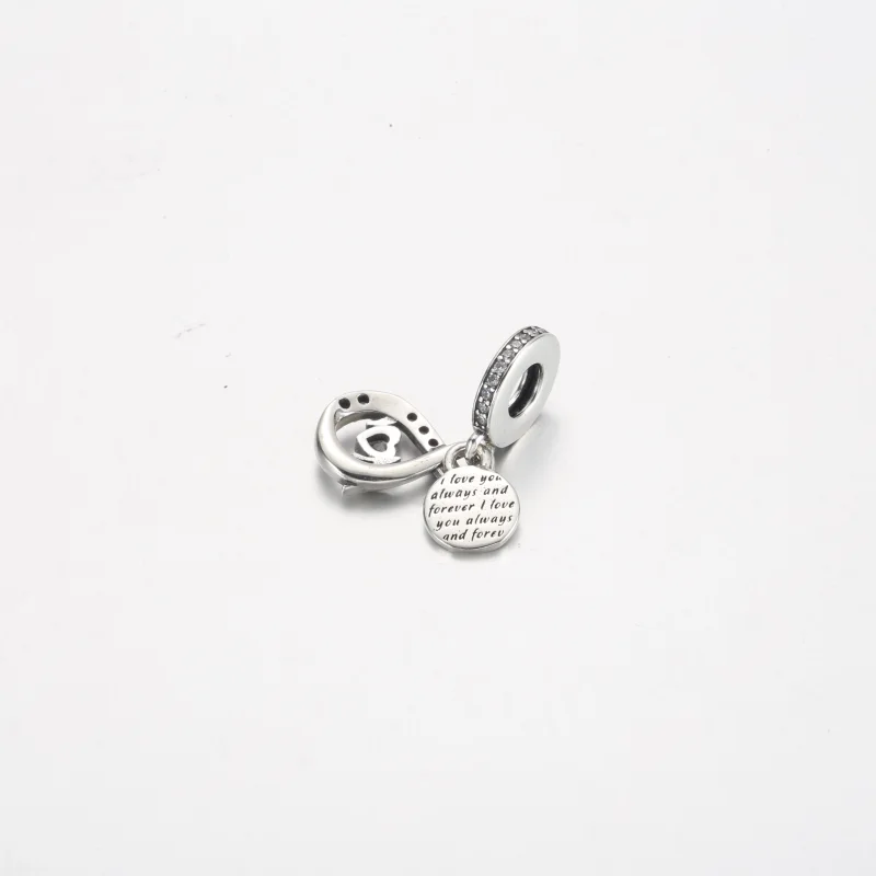 (obrázek pro) Přívěsek Pandora Mom Infinity Pavé Double Dangle Charm - 791468C01 - Zobrazit 3