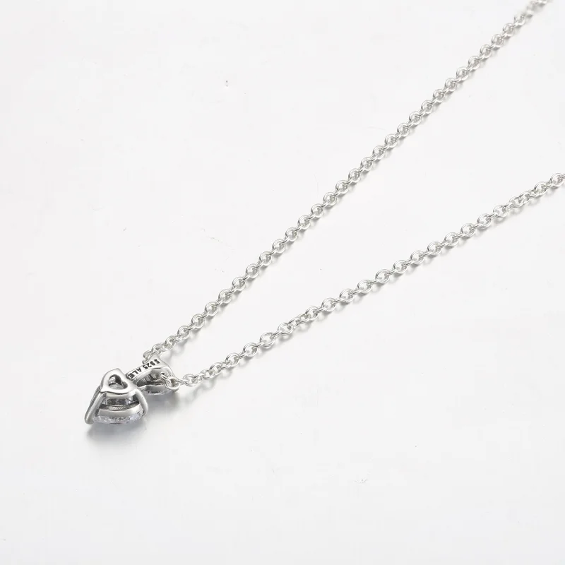(obrázek pro) Sparkling Collier náhrdelník s přívěskem Pandora Double Heart - 391229C01 - Zobrazit 3