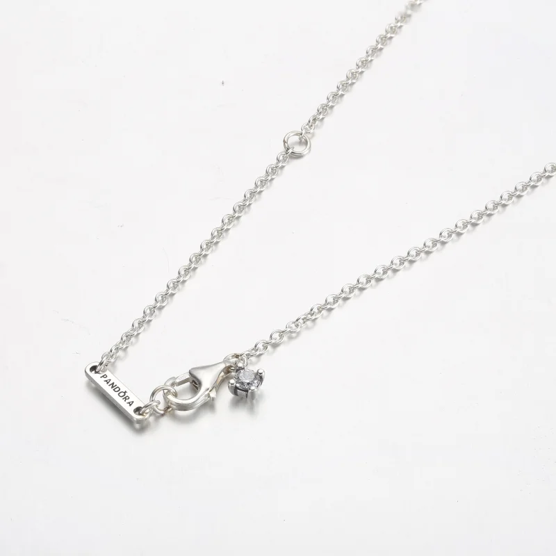 (obrázek pro) Sparkling Collier náhrdelník s přívěskem Pandora Double Heart - 391229C01 - Zobrazit 4