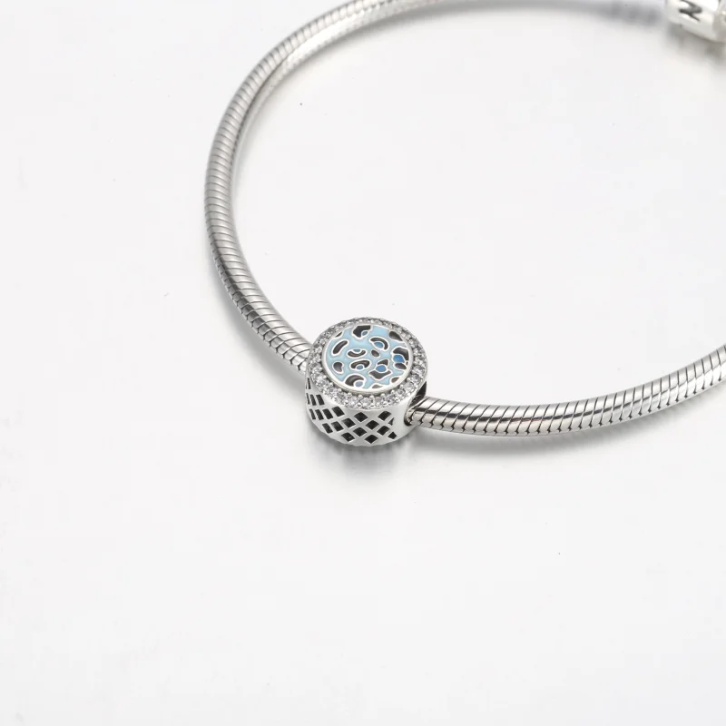 (obrázek pro) Stříbrný přívěsek s leopardím vzorem Pandora Blue - 792016CZ_E024 - Zobrazit 5