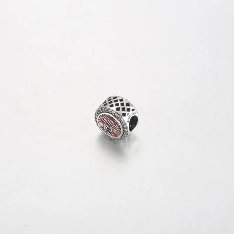 (obrázek pro) Stříbrný přívěsek s potiskem Pandora Pink Zebra - 792016CZ_E026 - Zobrazit 2
