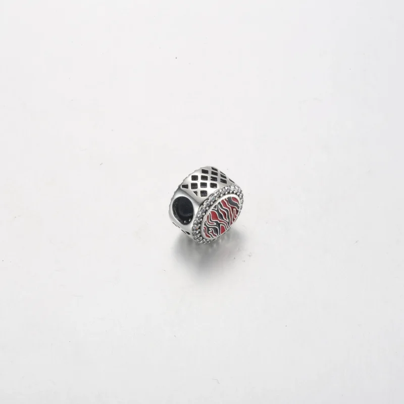 (obrázek pro) Stříbrný přívěsek s potiskem Pandora Pink Zebra - 792016CZ_E026 - Zobrazit 4