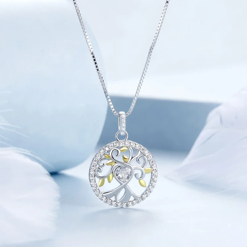 (obrázek pro) Náhrdelník Tree Of Life ve stylu PANDORA - BSN371 - Zobrazit 3