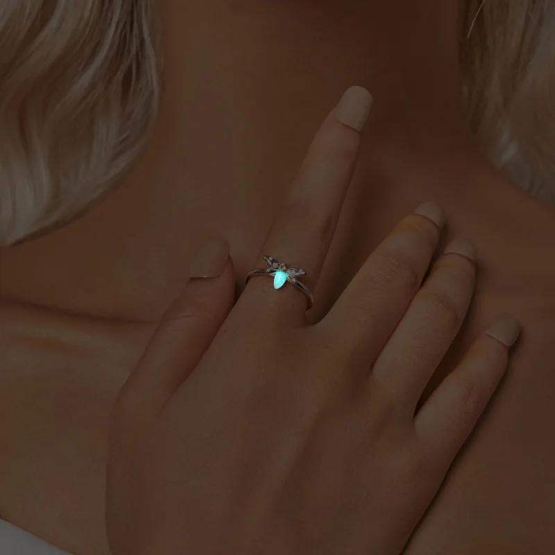 (obrázek pro) PANDORA Style Bee Luminous Ring - BSR521-E - Zobrazit 7