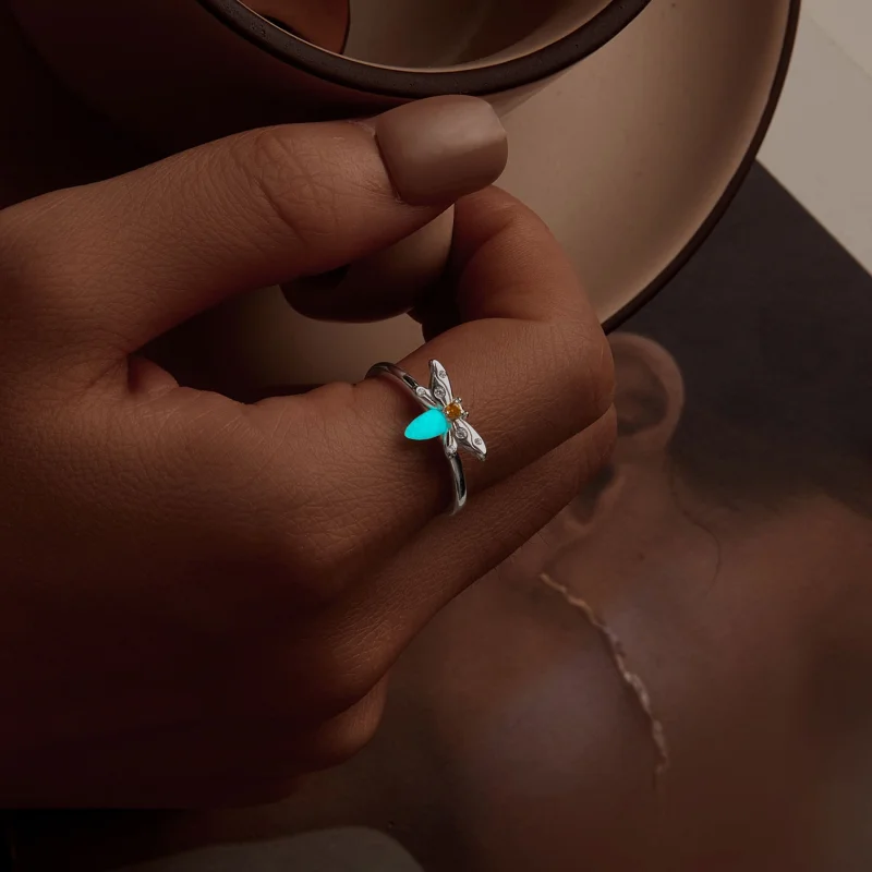 (obrázek pro) PANDORA Style Bee Luminous Ring - BSR521-E - Zobrazit 9