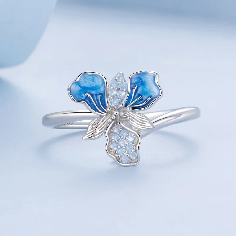 (obrázek pro) PANDORA Style Blue Iris Ring - BSR509-E - Zobrazit 3