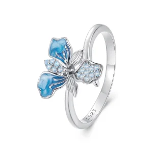(obrázek pro) PANDORA Style Blue Iris Ring - BSR509-E