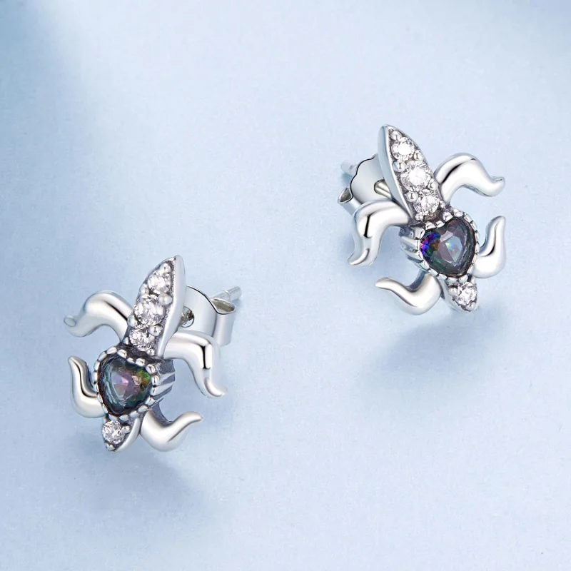 (obrázek pro) PANDORA Style Vintage Iris náušnice - BSE968 - Zobrazit 3