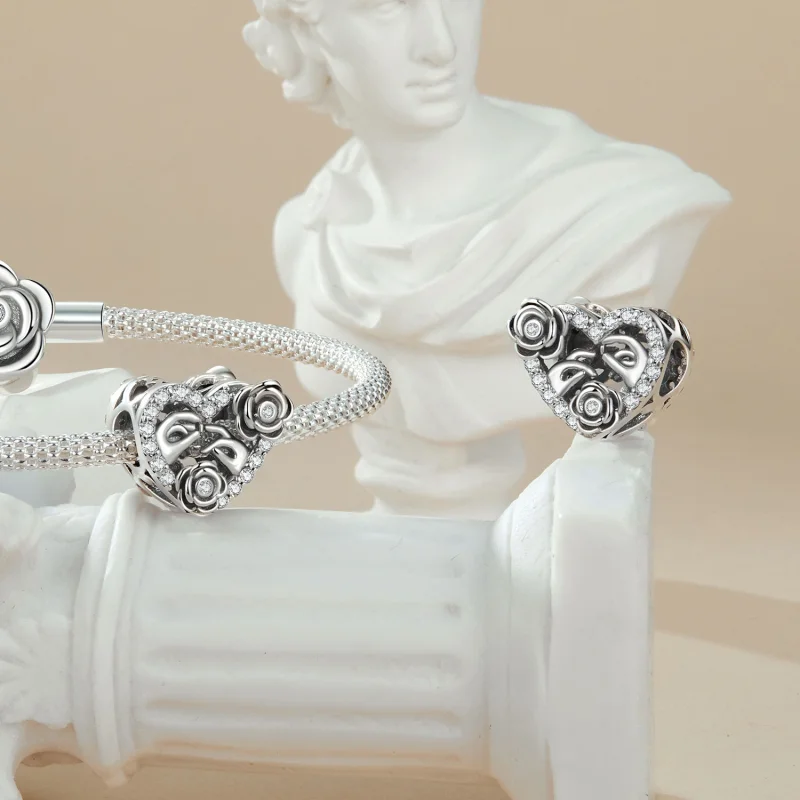 (obrázek pro) Připomenutí romantického návrhu ve stylu PANDORA - SCC2702 - Zobrazit 4