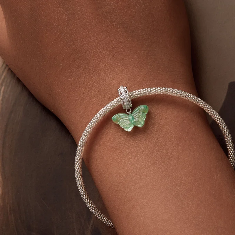 (obrázek pro) Přívěsek PANDORA Style Green Butterfly Charm - SCC2712 - Zobrazit 7