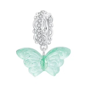 (obrázek pro) Přívěsek PANDORA Style Green Butterfly Charm - SCC2712